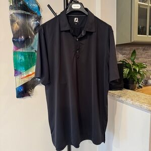 FootJoy Men's Black Polo Shirt